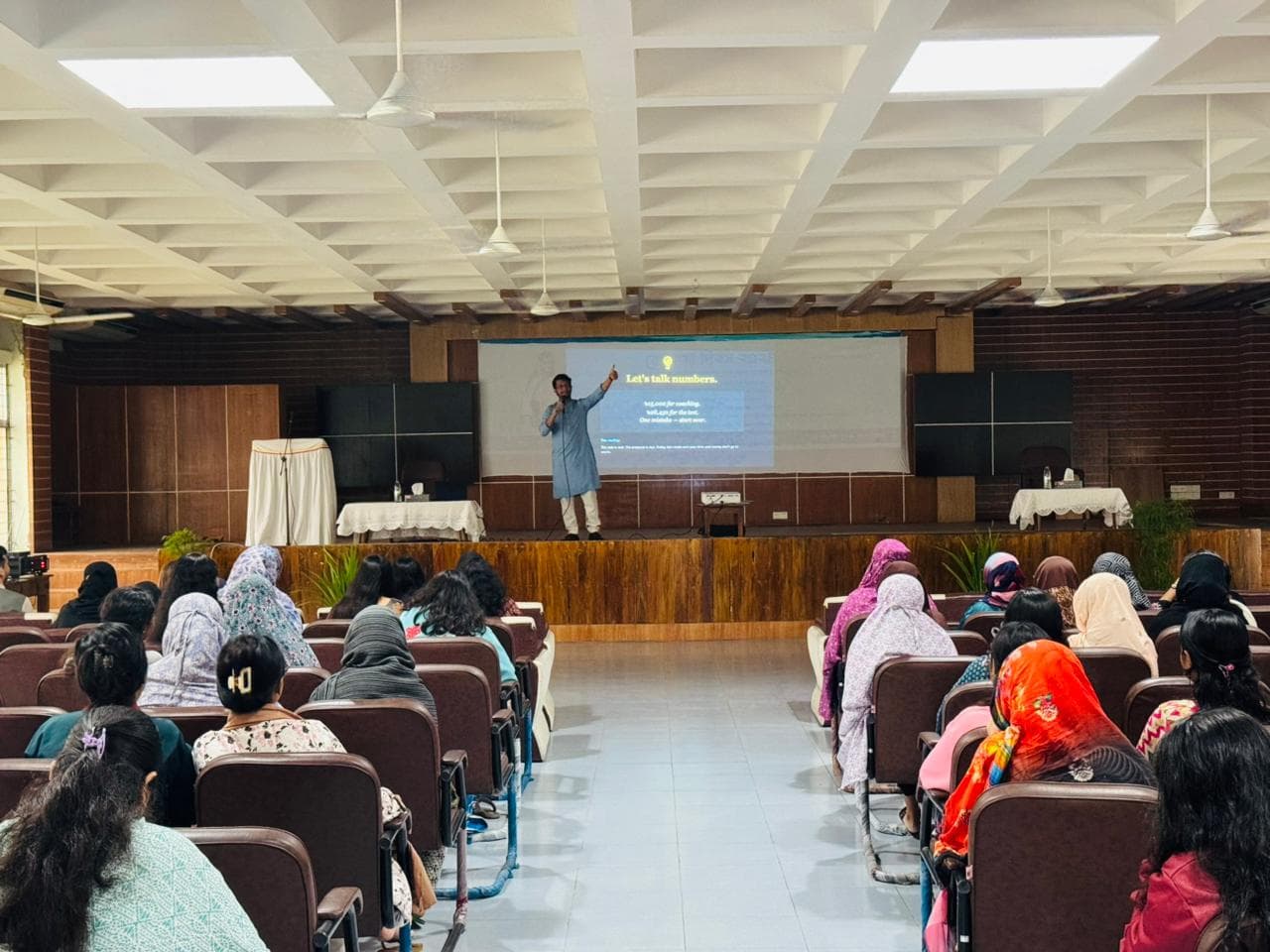 Session at Ruqayyah Hall , University of Dhaka